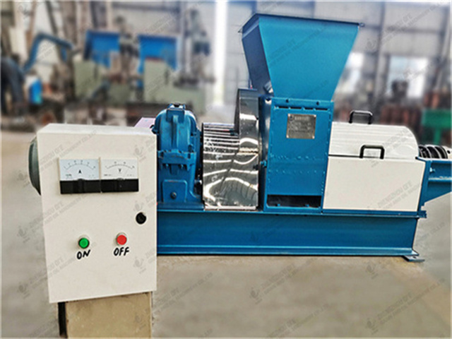 Máquina para fabricar pellets de cáscara de nuez de aceite de palma en San Salvador