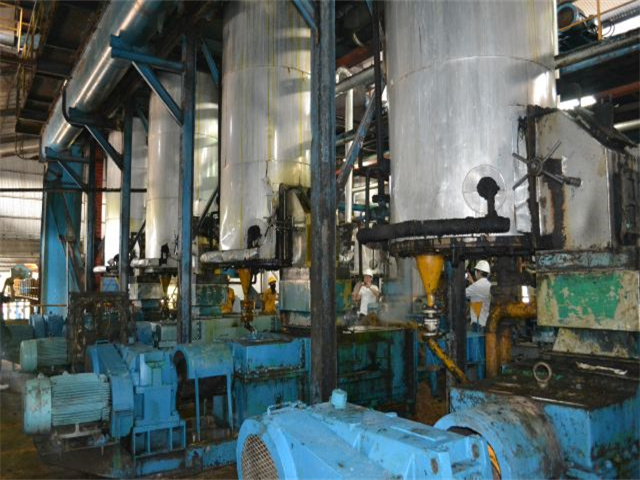 Planta procesadora de aceite de palma con jaula de dos cuerpos pn