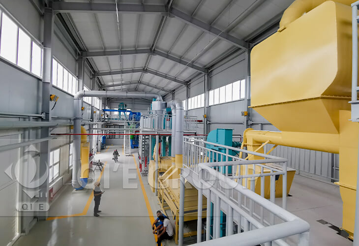 Línea de producción de aceite de semilla de algodón en Azerbaiyán