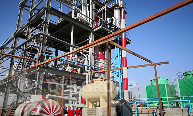 Línea de producción de aceite refinado en Egipto
