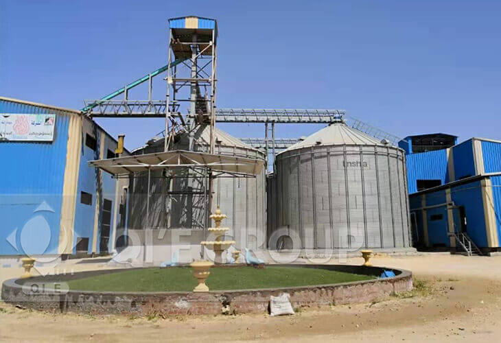 Línea de producción de aceite de soja en Egipto
